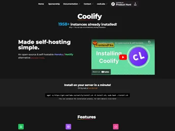 Coolify screenshot