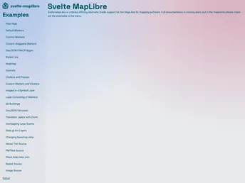 Svelte Maplibre screenshot