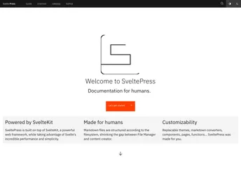SveltePress screenshot