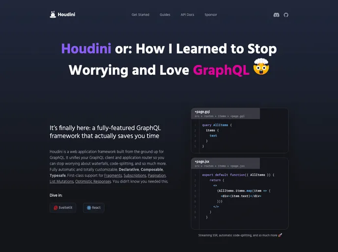 Houdini screenshot