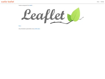 Svelte Leafletjs screenshot