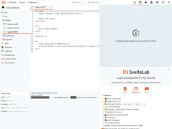 SvelteLab screenshot